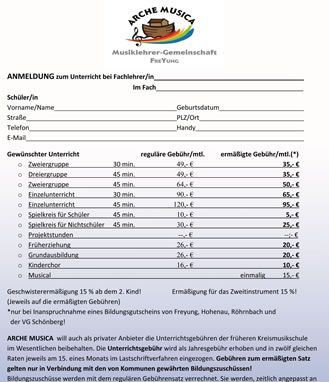 Button Anmeldeformular